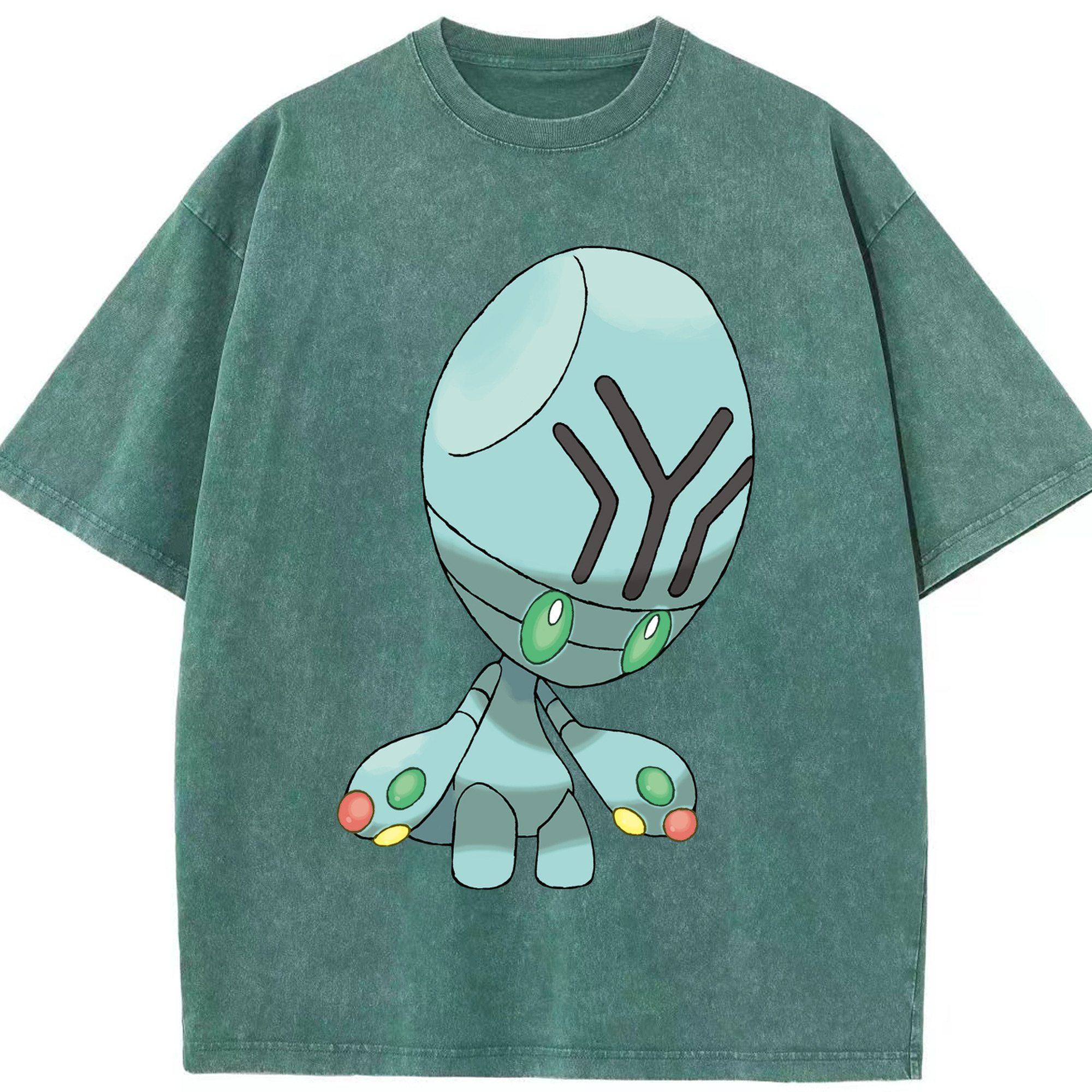 （画像用） ポケットモンスター Pokémon 綿100% ヴィンテージ風 半袖Tシャツ（フロントプリント）